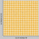 Yellow Grunge Plaid Tablecloth Pattern Wall Decal