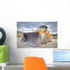 Large bulldozer at construction site Wall Mural