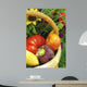 Basket of Garden Vegetables Wall Mural
