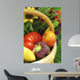 Basket of Garden Vegetables Wall Mural