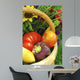 Basket of Garden Vegetables Wall Mural