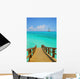 Dock and Sailboat Wall Mural