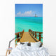 Dock and Sailboat Wall Mural