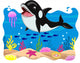 Killer Whale Carton Wall Mural