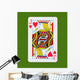 Play Card Heart Wall Mural