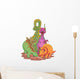 Dinosaur Cartoon Wall Decal