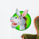 Funny donkey cartoon Wall Decal