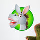 Funny donkey cartoon Wall Decal