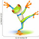 Dancing Tree Frog Wall Decal