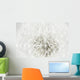Dandelion Seedhead White Wall Mural