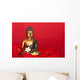 Buddha, Buddha figure Wall Mural