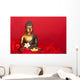 Buddha, Buddha figure Wall Mural