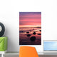 Butterfly Beach Sunset Wall Decal