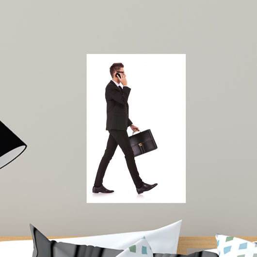 Business Man Talking Mobile