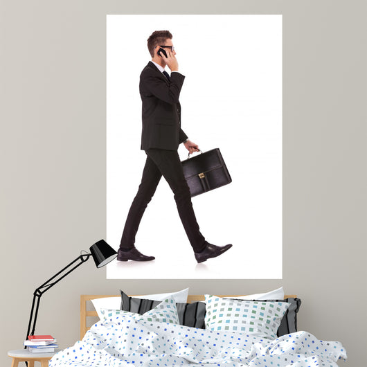 Business Man Talking Mobile
