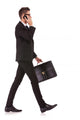Business Man Talking Mobile