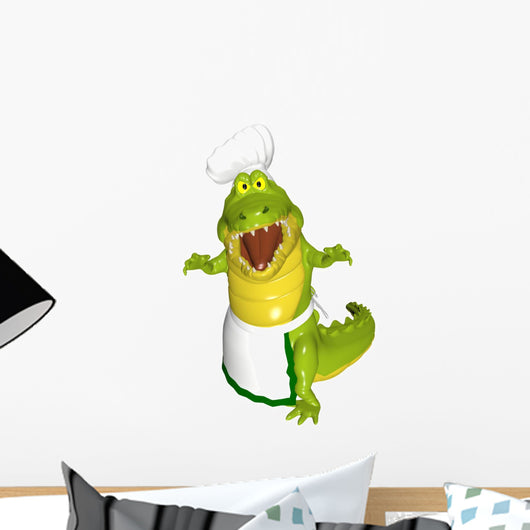 Alligator Chef - Attack Wall Decal