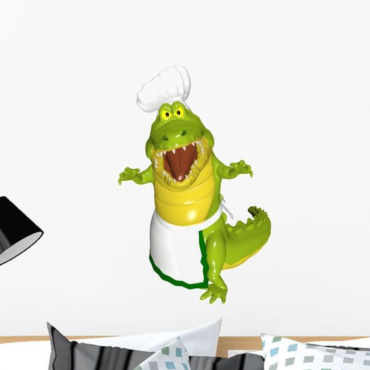 Alligator Chef - Attack Wall Decal