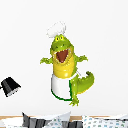 Alligator Chef - Attack Wall Decal