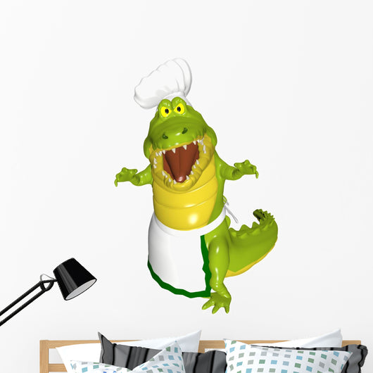 Alligator Chef - Attack Wall Decal