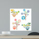 Blooming Tree and Branches Wall Stickers