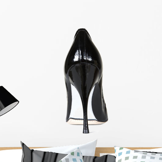 Female Patent Leather Shoes Wall Mural