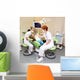 Dentist at work in dental room Wall Mural