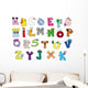 Alphabet Wall Decal Sticker Set