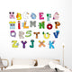 Alphabet Wall Decal Sticker Set