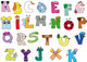 Alphabet Wall Decal Sticker Set