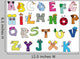 Alphabet Wall Decal Sticker Set
