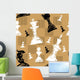 Chess Pattern 2 Wall Decal