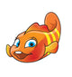 Cartoon of Clown-fish Wall Decal