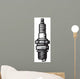Spark Plug Wall Decal