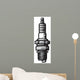 Spark Plug Wall Decal