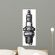 Spark Plug Wall Decal