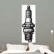 Spark Plug Wall Decal