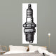 Spark Plug Wall Decal