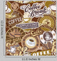 Coffee Labels Seamless Pattern Wall Decal