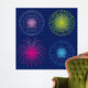 Fireworks four points Wall Mural