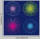 Fireworks four points Wall Mural
