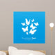 Butterfly logo Wall Mural
