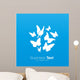 Butterfly logo Wall Mural