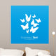 Butterfly logo Wall Mural