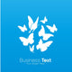 Butterfly logo Wall Mural