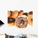 Selection of Doughnuts Wall Mural