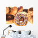 Selection of Doughnuts Wall Mural