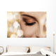Woman face with beautiful makeup Wall Mural