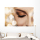 Woman face with beautiful makeup Wall Mural
