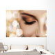 Woman face with beautiful makeup Wall Mural